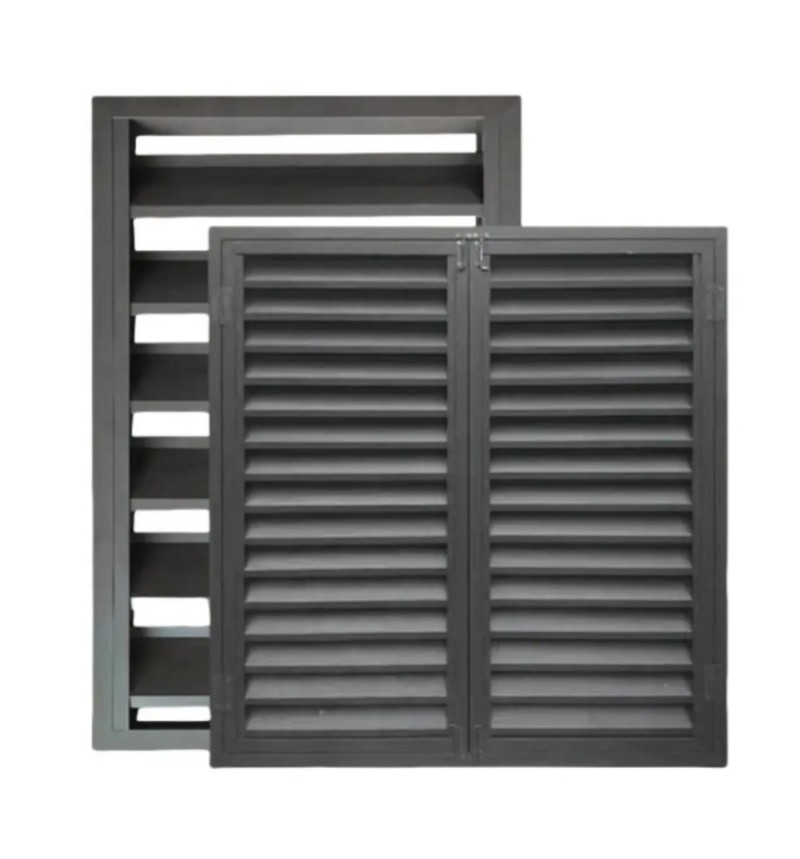 Window Louver Extrusion Shutter Aluminum Profiles