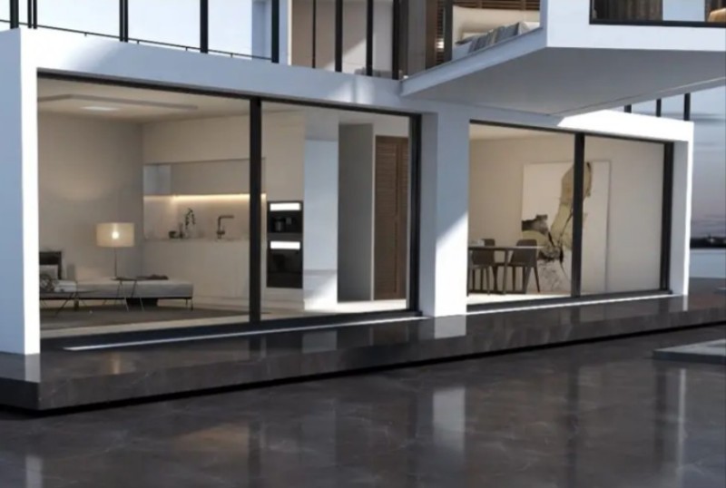 Outdoor Windproof Aluminium Balcony Profile