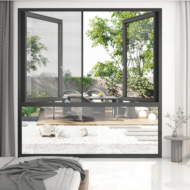 28 x 44 หน้าต่างปลอกอลูมิเนียมหุ้มฉนวนความร้อน